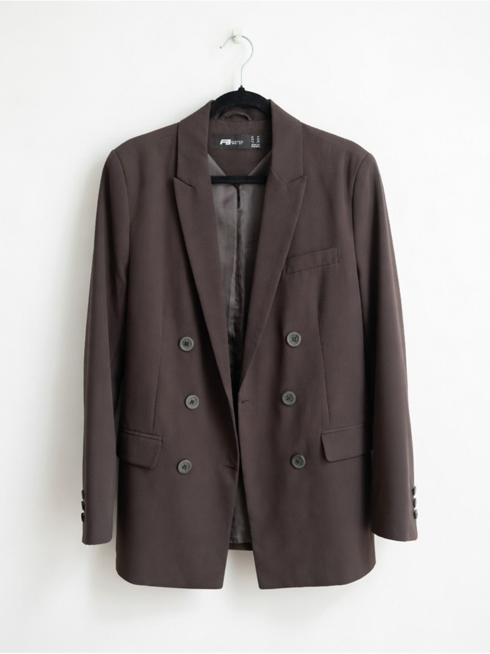F&F Double-Breasted Brown Blazer